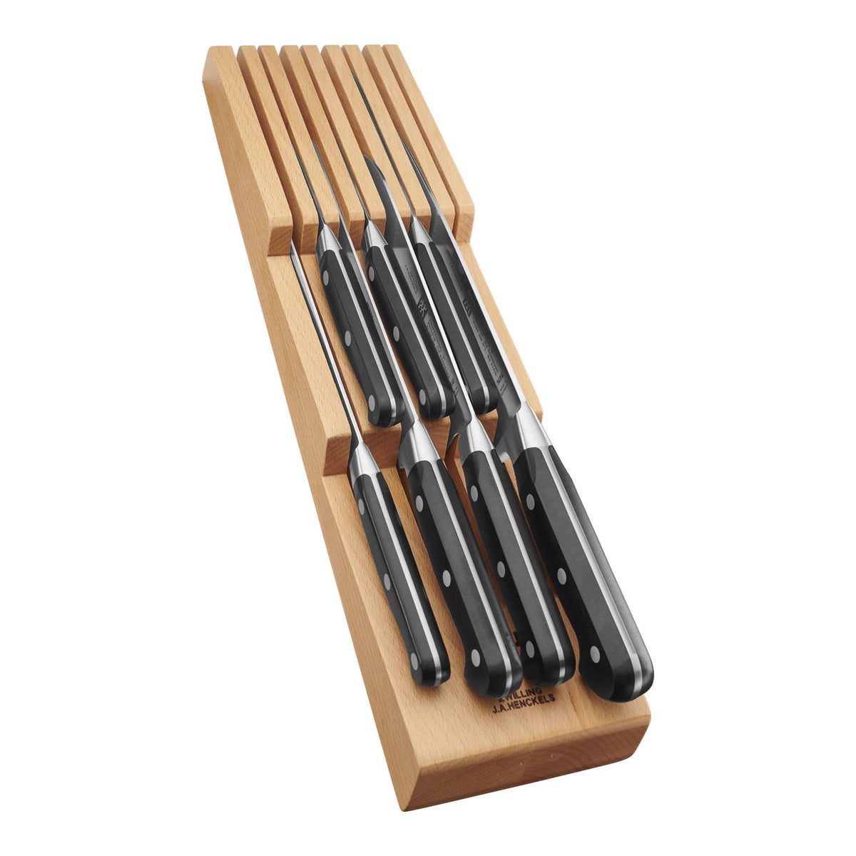 10 Pc Knife Set with Beechwood In-Drawer Tray E901411