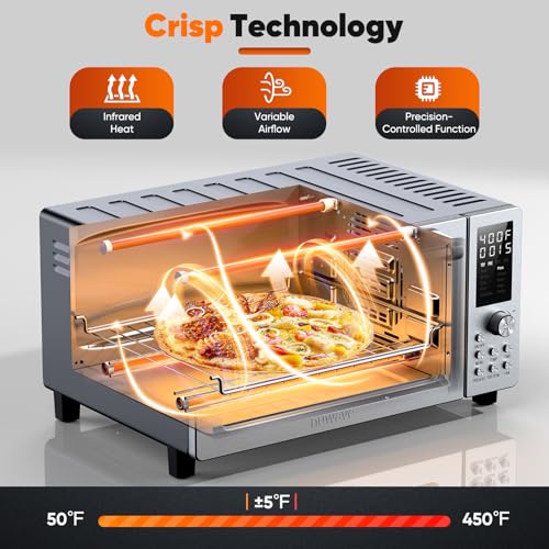 Mint Green 21QT Toaster Oven Air Fryer Combo I737