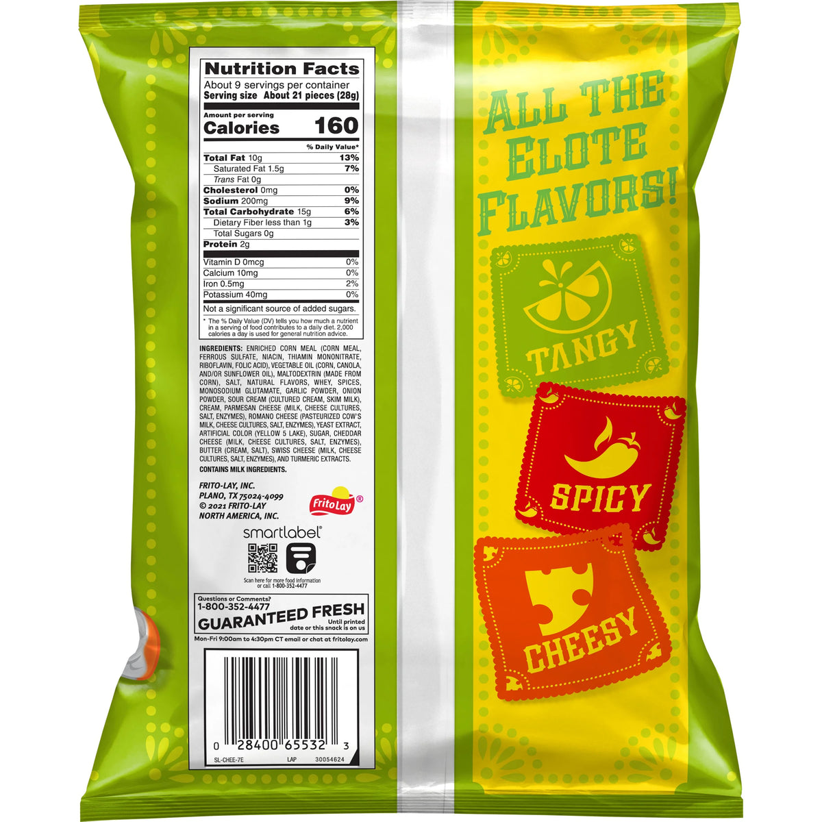 Cheese Flavored Snacks Mexican Street Corn, 8.5 oz A75566