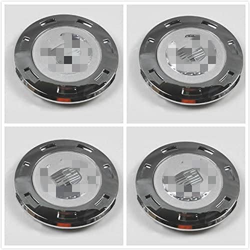 4X Set of 4 Pieces 200mm Hubcaps CHROME Silver Wheel Center Caps M4468