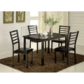 5-Piece Dining Set in Black Z20355