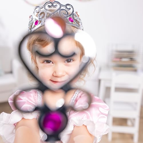 3 pcs Pink Gown Tiara Wand Costume Set H67608