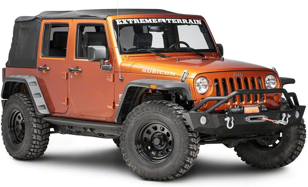 Textured Black Rock Sliders with LED Rock Lights X139
