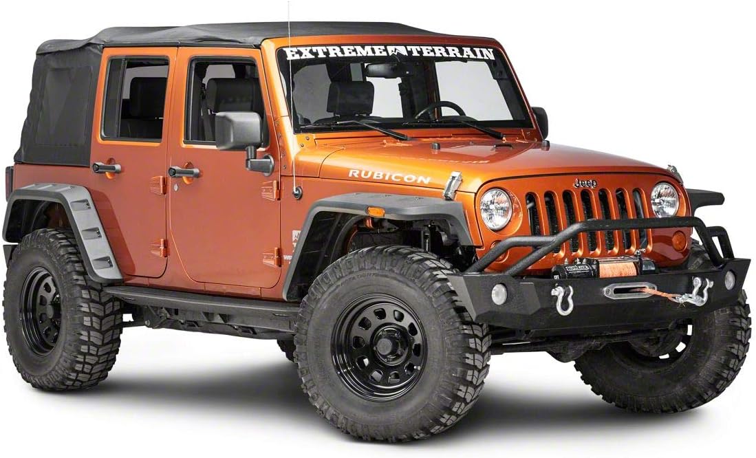 Textured Black Rock Sliders with LED Rock Lights X139
