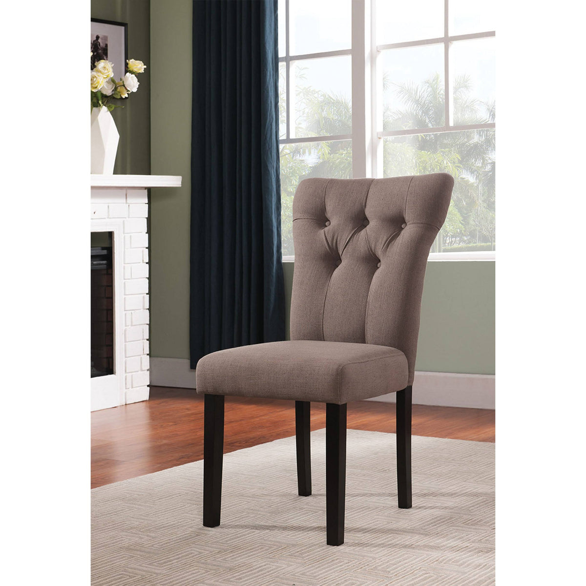 Espresso Brown Side Chair - 2 count V663527