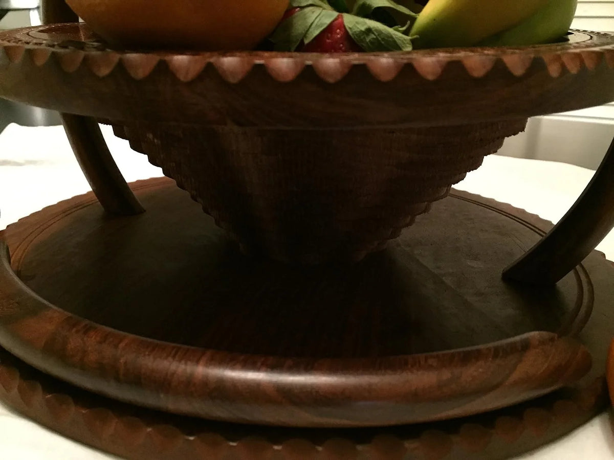 Wooden Collapsible Fruit Basket A385