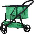 Lightweight Shopping Cart with 3 Blue Baskets V42077
