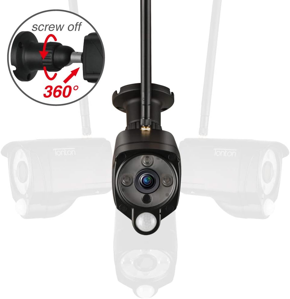 8CH 5MP NVR Security Camera System with 2TB HDD and 8PCS 3MP Outdoor Bullet Cameras O37267