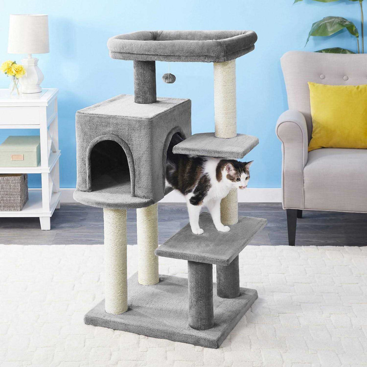 48-in Heavy Duty Faux Fur Cat O586