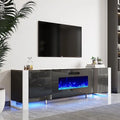 80 Fireplace TV Stand with LED Lights N393083