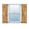 Rough Sawn Western Red Cedar Board-n-Batten Shutters L80300