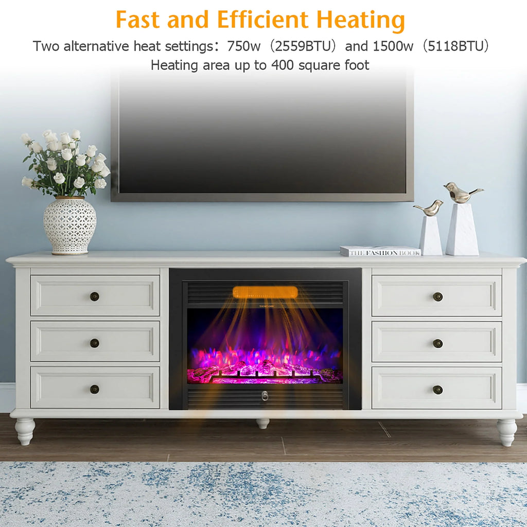 28.5 Electric Fireplace Insert Heater R7083