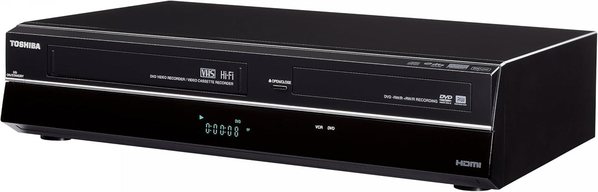 Black DVD/VHS Recorder with Built in Tuner S527