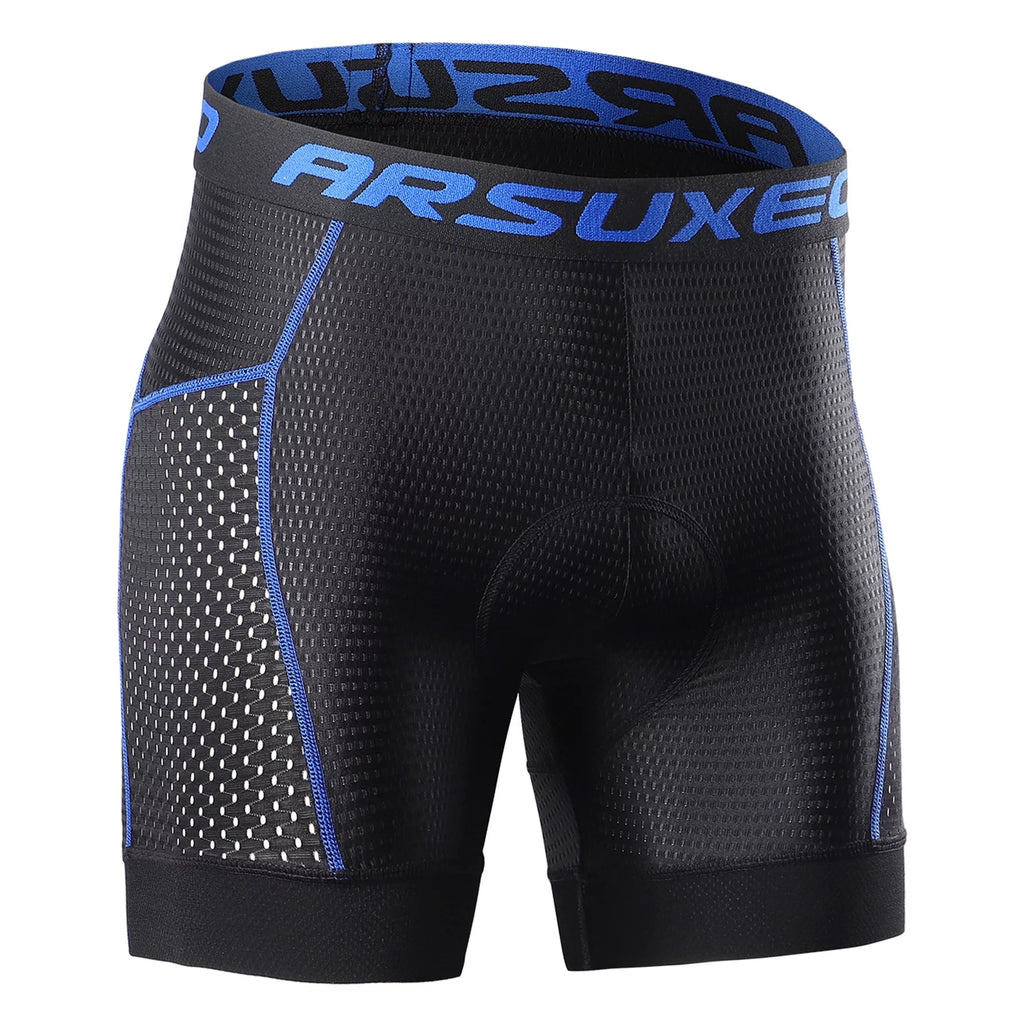 Men Cycling Underwear Shorts 5D Gel Padded Quick Dry O273454