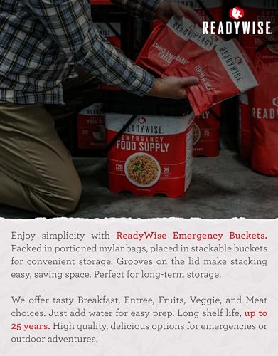 30 Servings Freeze-Dried Emergency Food Supply T940900