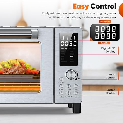 Mint Green 21QT Toaster Oven Air Fryer Combo I737