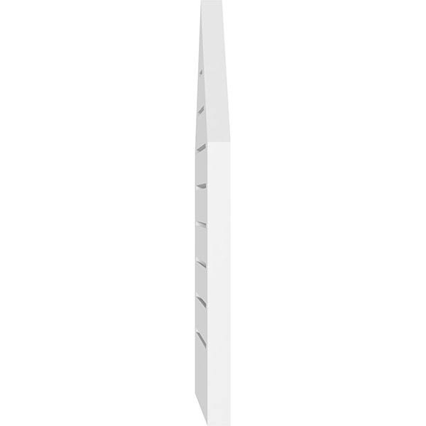 Peaked Top Surface Mount PVC Gable Vent L933