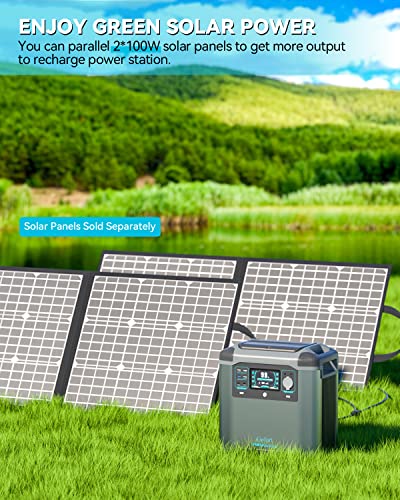 2000W Portable Power Station 1572Wh Solar Generator B532
