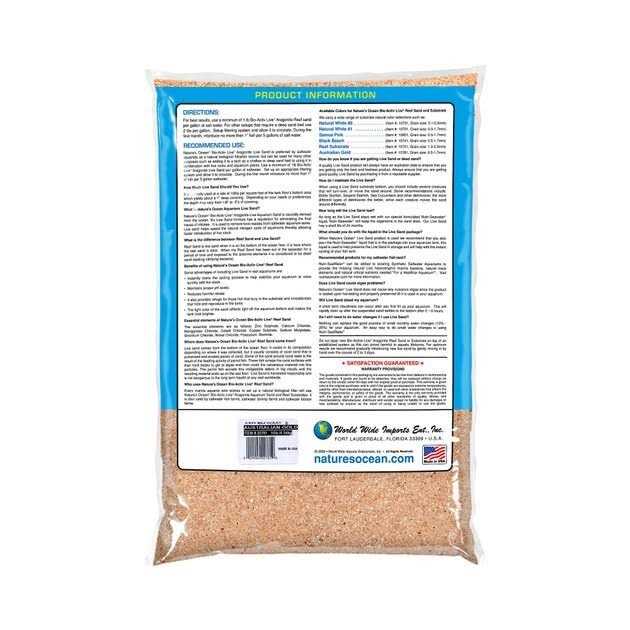 Live Aragonite Aquarium Sand E764095
