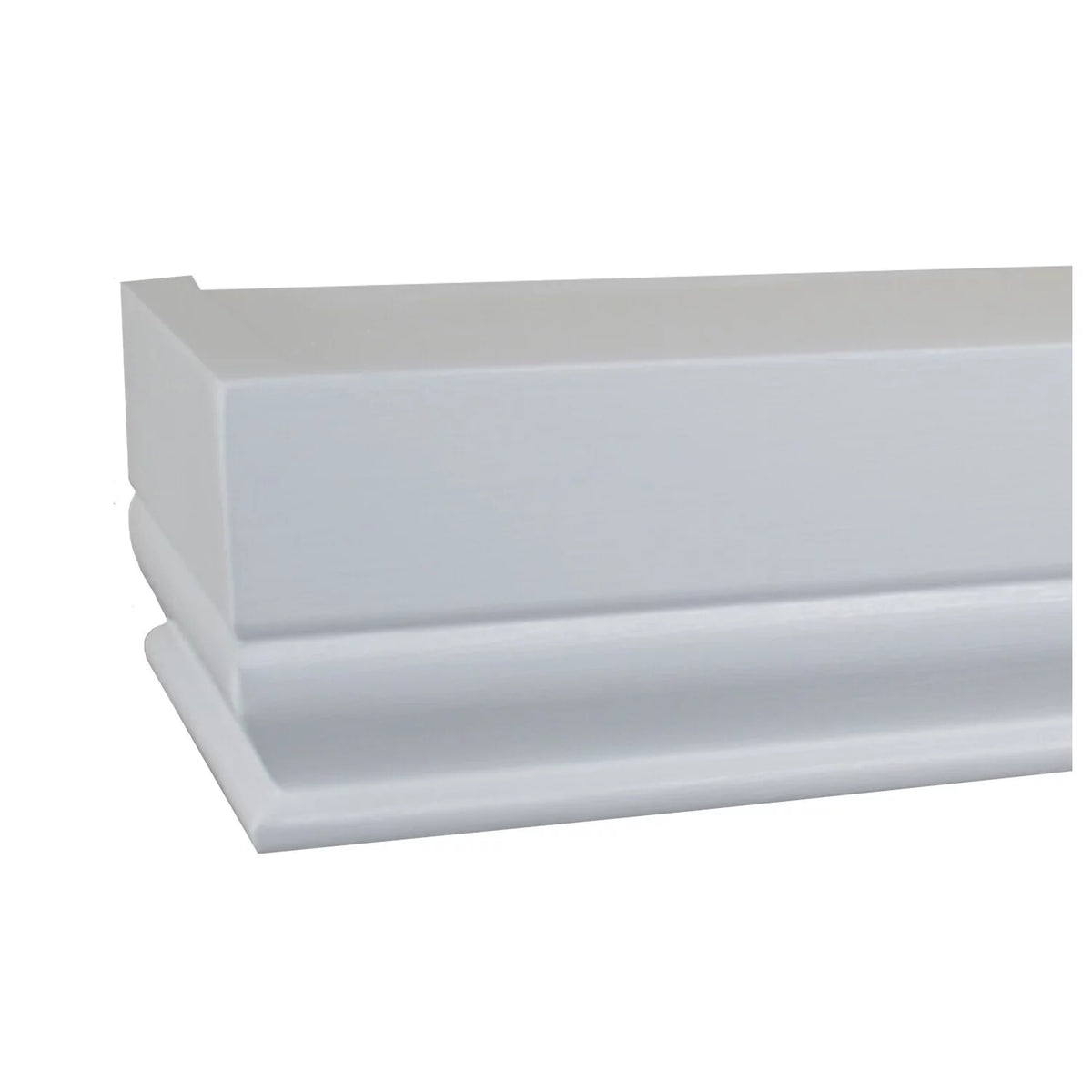 4' Wood Floating Shelf with Decorative Fronts E882433