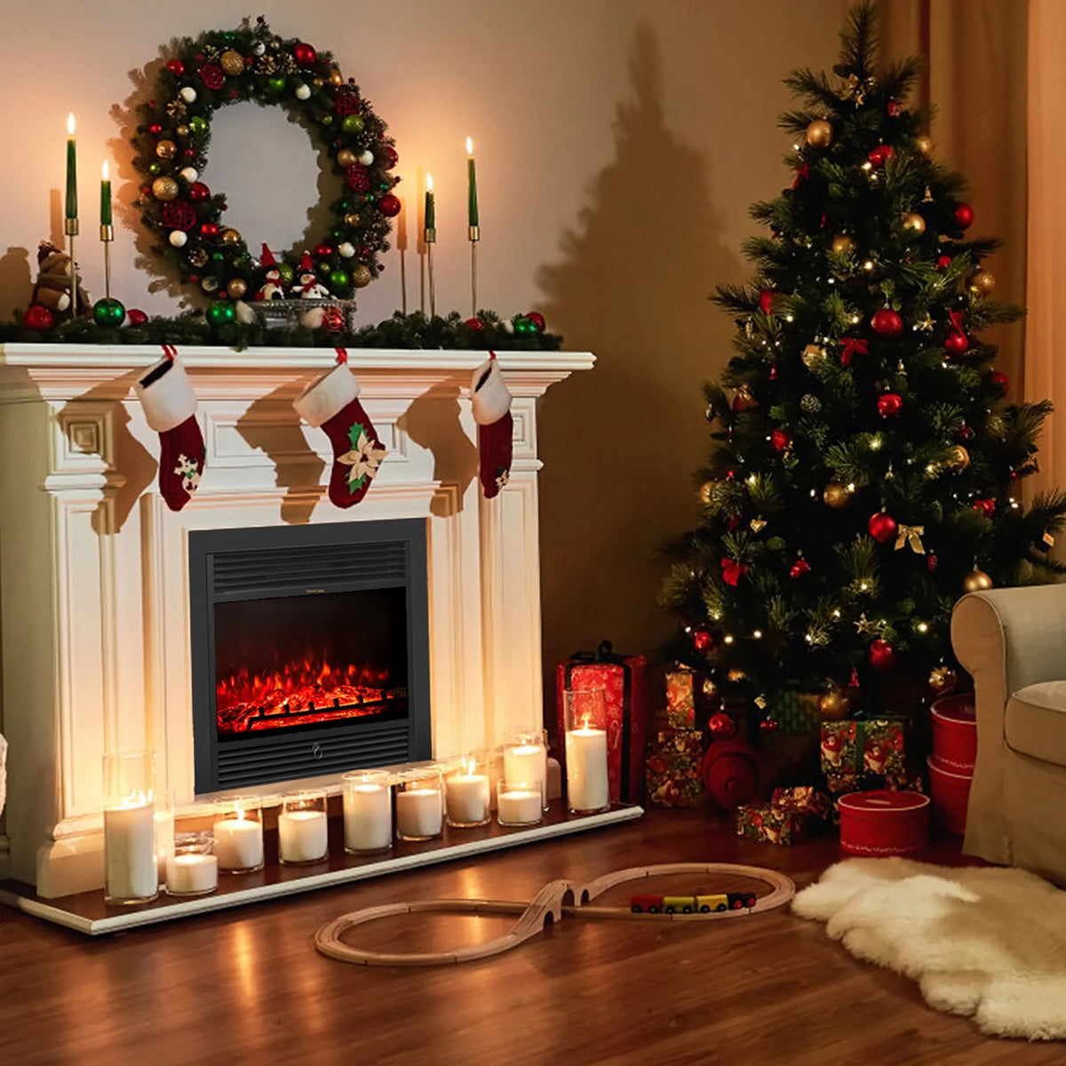 28.5 Electric Fireplace Insert Heater R7083