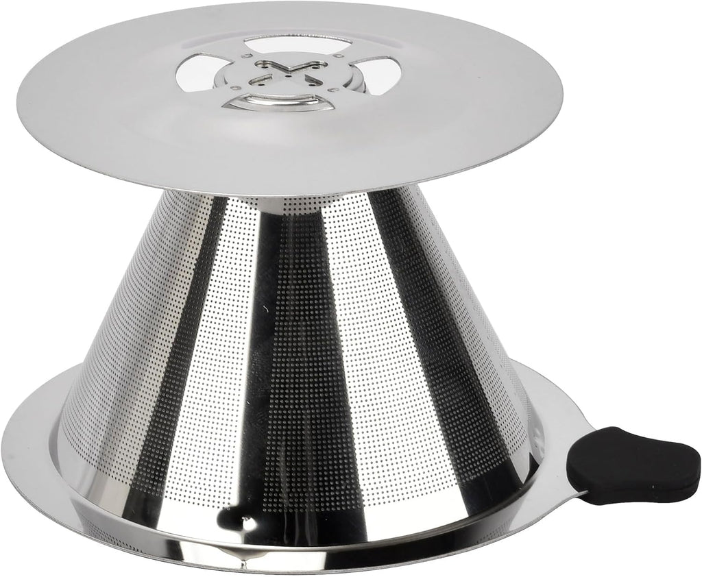 Stainless Steel Pour Over Coffee Dripper for 1-2 Cup J464824