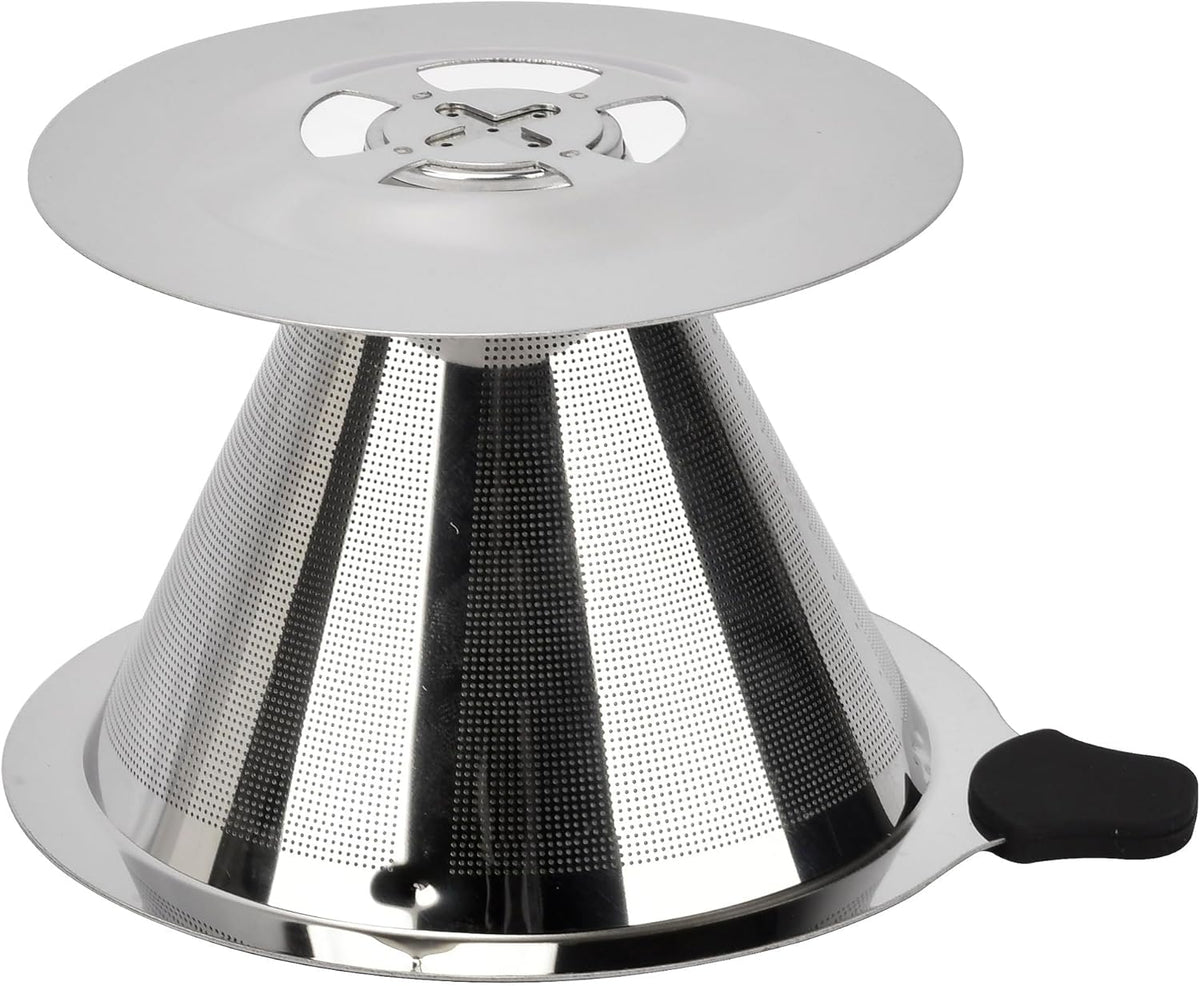 Stainless Steel Pour Over Coffee Dripper for 1-2 Cup J464824
