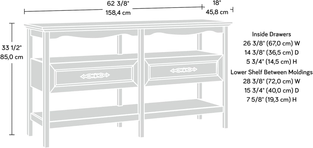 Cafe Entertainment Console, Orchard Oak Finish Q481678
