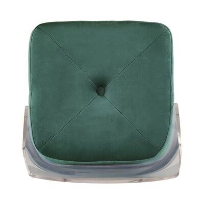 Swivel Bar & Counter Stool Teal Upholstery U984095