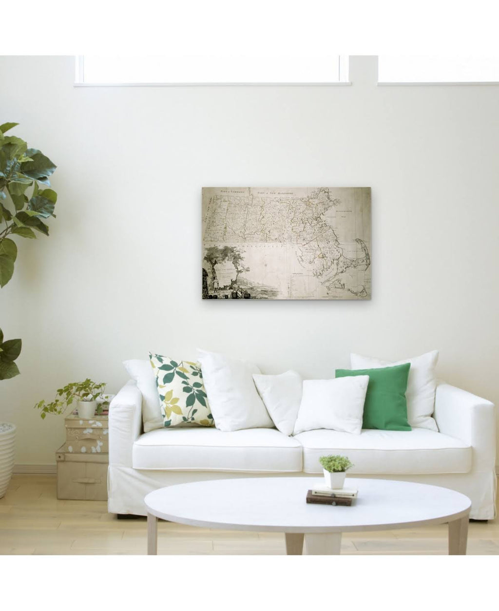 Massachusetts 1801 Canvas Art Q5280