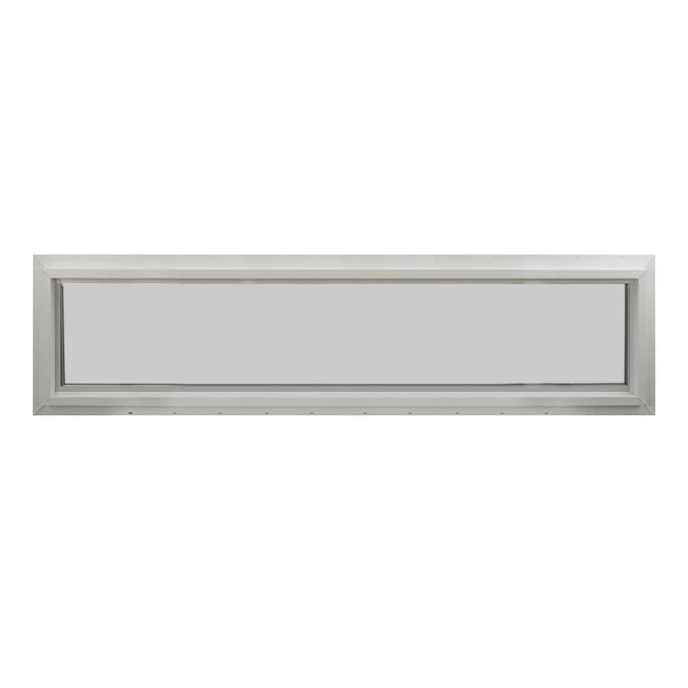 72" x 10" Vinyl Non-Opening Double Pane Window C94592