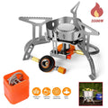 3500W Windproof Camping Folding Gas Mini Stove R8214