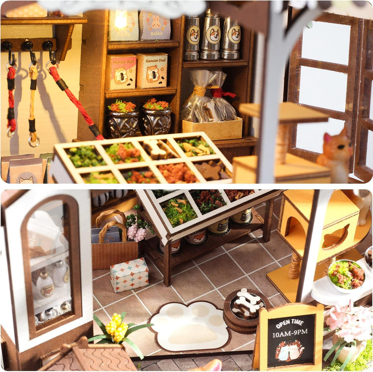 Miniature Dollhouse Kit with Furniture, 1:24 Scale F60959