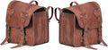 Leather Motorcycle Saddlebags (Set of 2) Y129