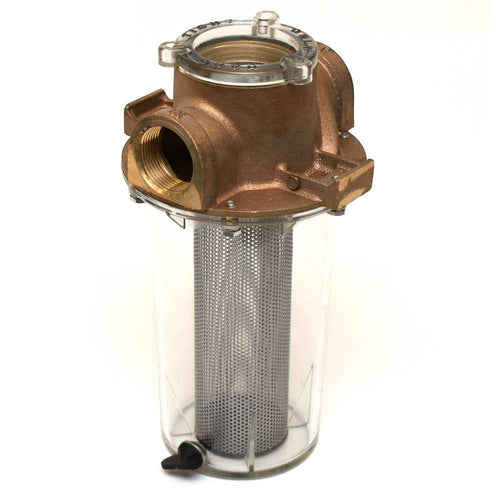 1 1/4 Inch Cast Bronze Boat Raw Water Strainer A47336
