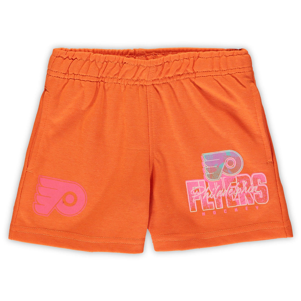 Toddler White/Orange T-Shirt & Shorts Set X32897