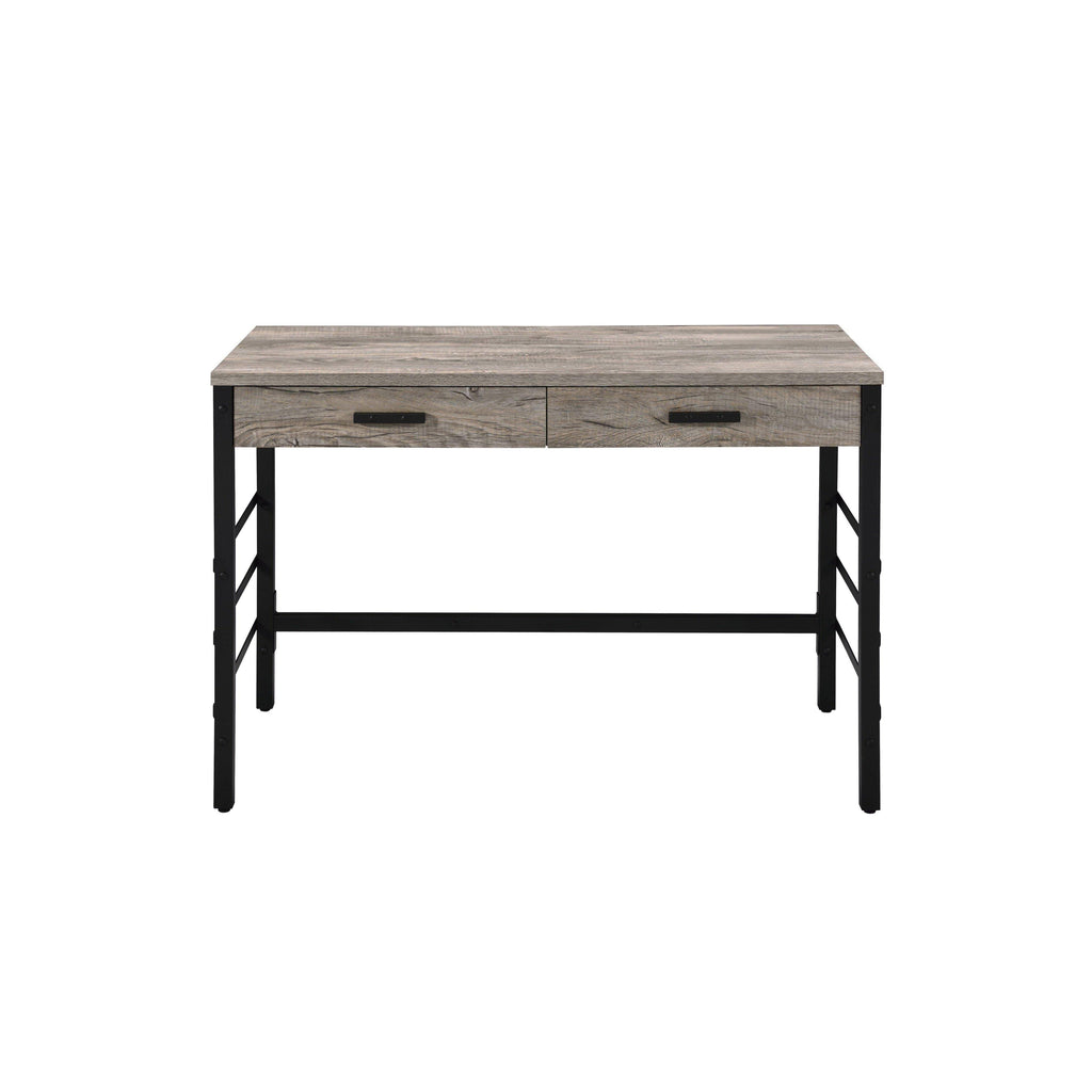 Black Built in USB Port Writing Desk T9859