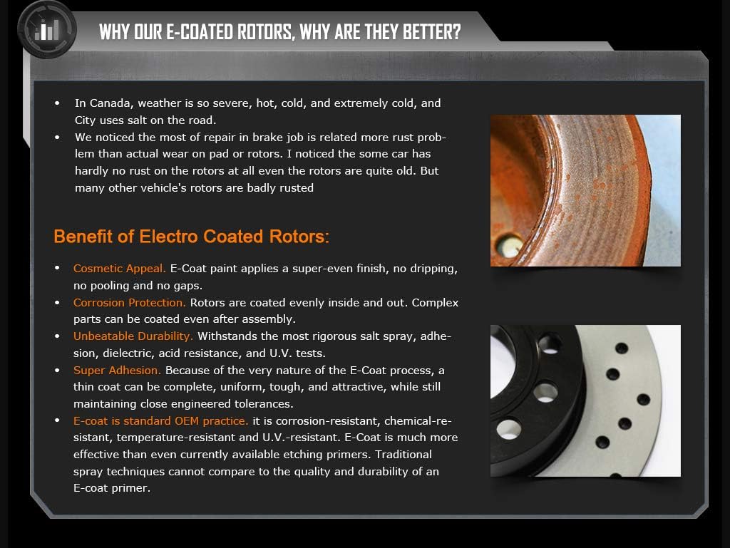 Rear Slotted Brake Rotors Pads for Infiniti G37 O418087