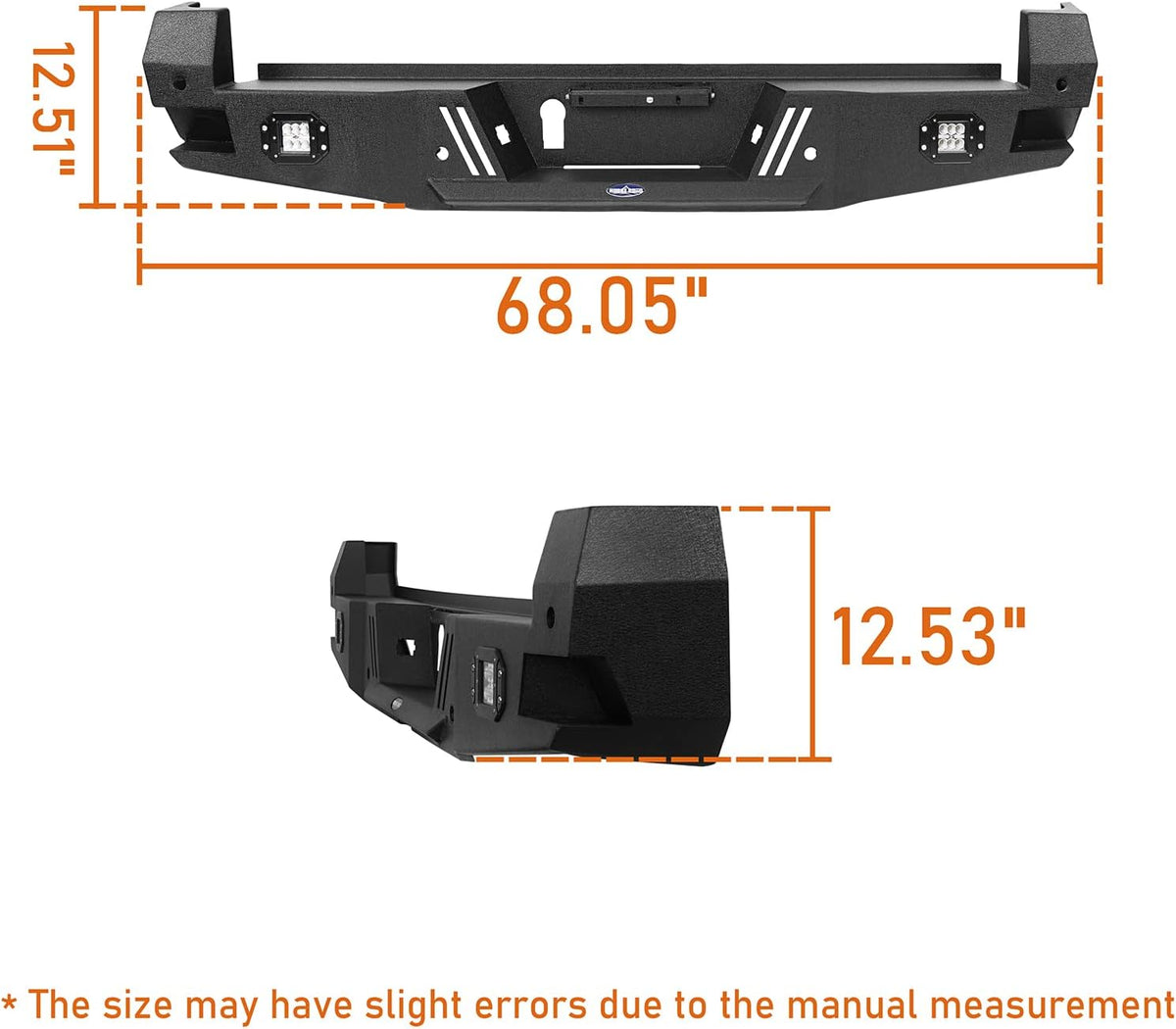 Tacoma Rear Step Bumper with 2 ×18W LED Floodlights P54916