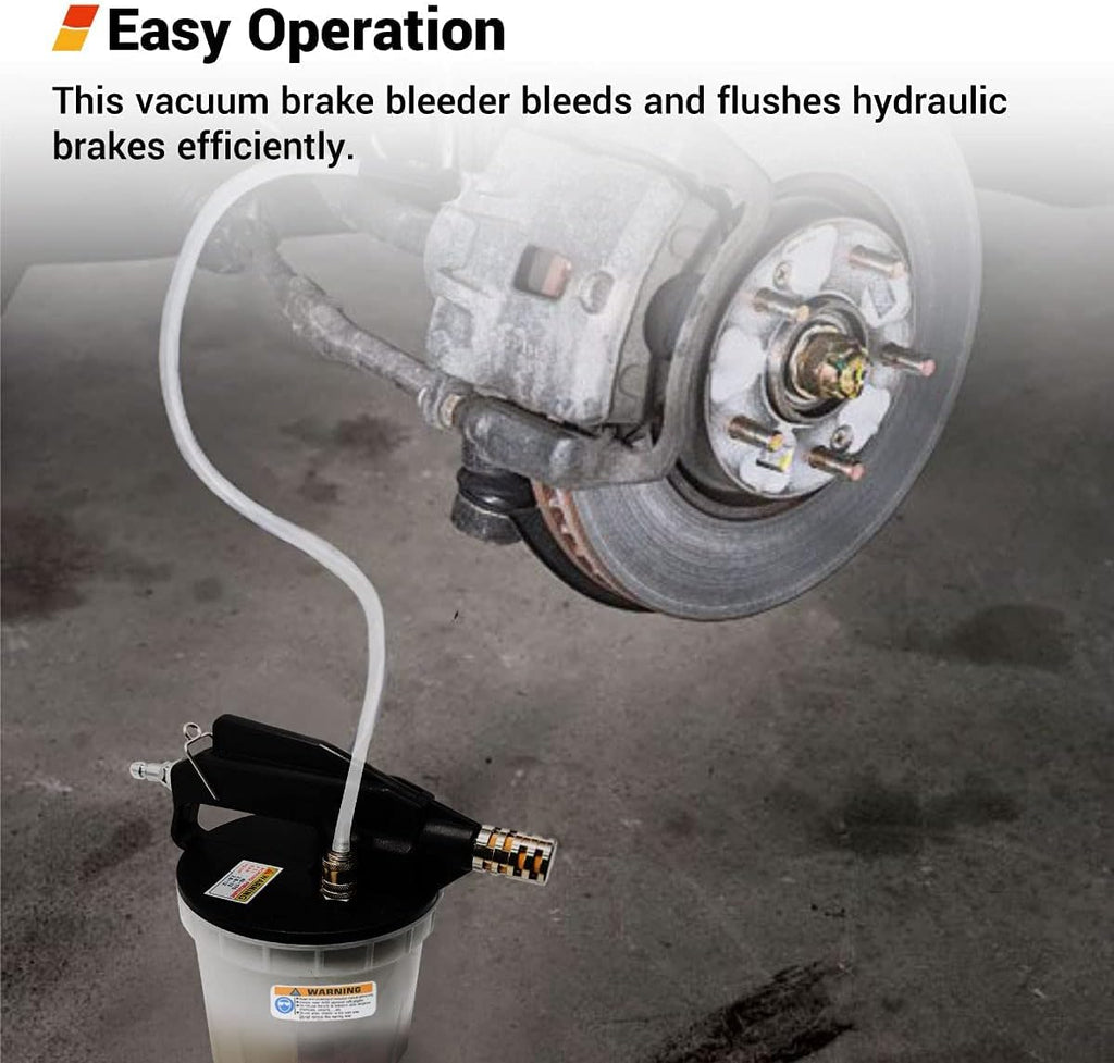 Pneumatic Vacuum Brake Bleeder Fluid Pump with Bleeding Hose B65209