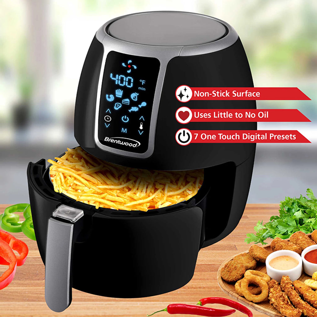 1400 Watt 4 Quart Electric Digital Air Fryer M2854