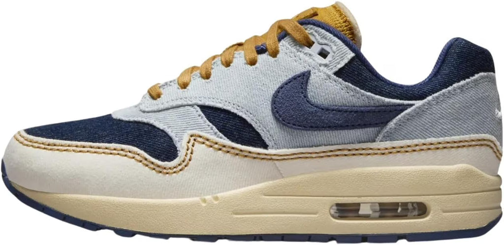 Women's Air Max 1 '87 Aura/Midnight Navy-Pale Ivory - 13 W3408