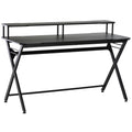 55 inch Black Gaming Desk with Monitor Stand W573813