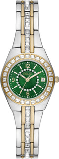Silver and Gold Two-Tone Stainless Steel Bracelet Dress Watch M717061