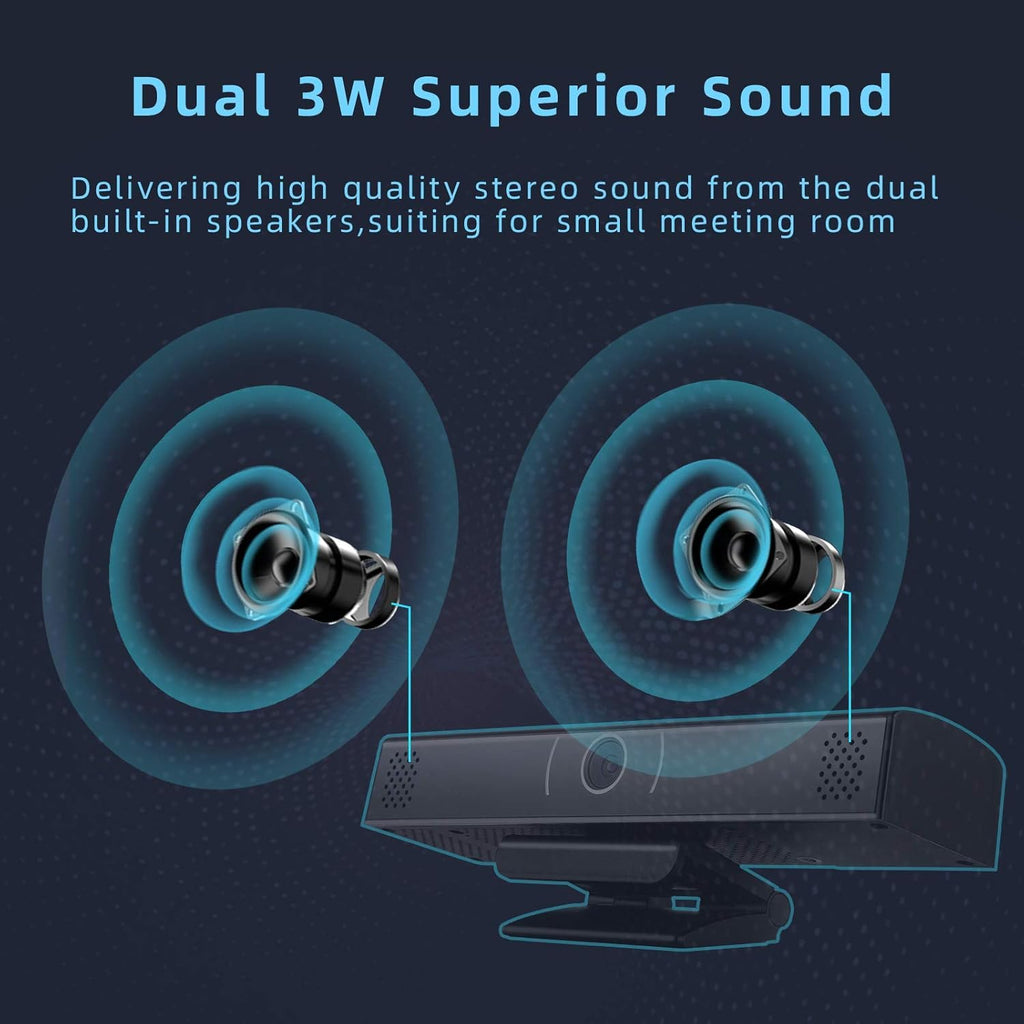 Webcam 1080p Full HD with Stereo Microphone, USB 2.0, Pack of 2 J431509