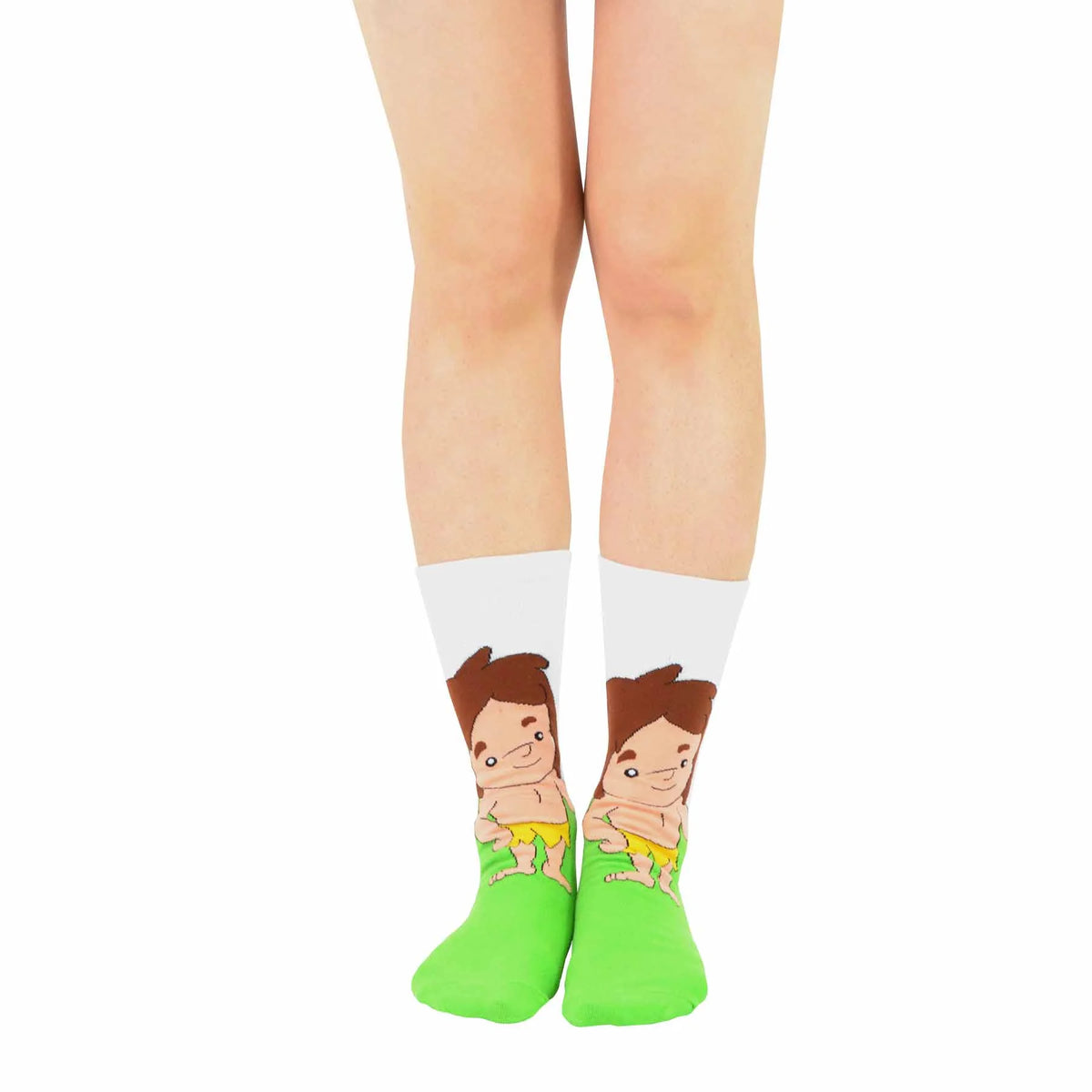 6 Pair Cartoon Safari Animal Crew Socks L4082