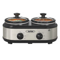 Dual Pot Slow Cooker with Ceramic Pot R98955