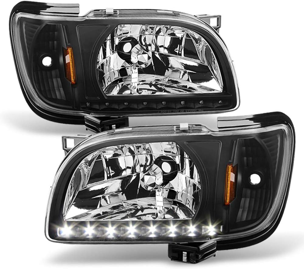 Toyota Tacoma Headlights Headlamps LED Corner Signal Driver Passenger Side V5891