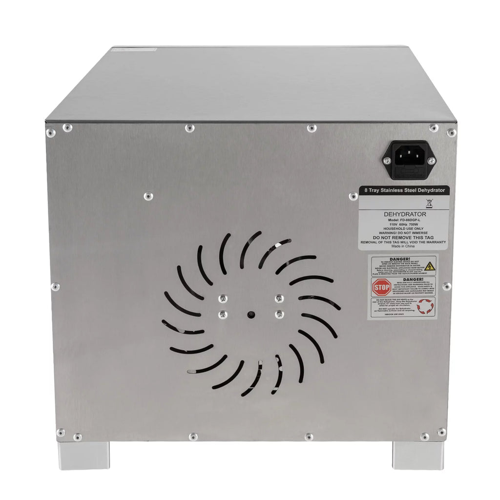 8 Trays Stainless Steel Food Dehydrator 700W N65240