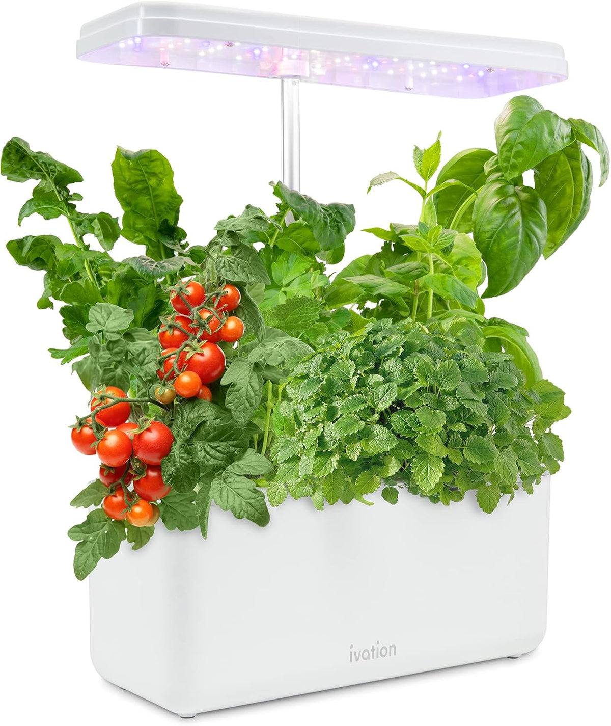 7-Pod Indoor Hydroponics Growing System Kit with LED Grow Light G4246